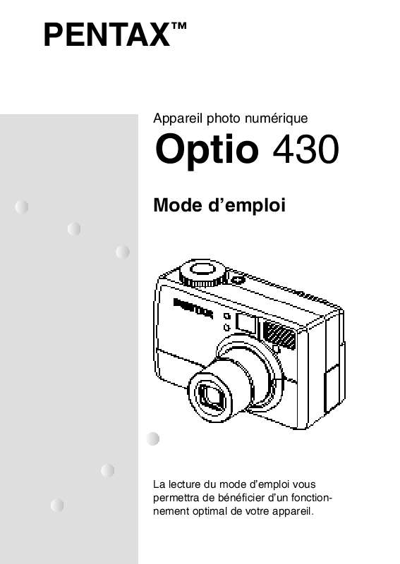 Notice Pentax Optio Appareil Photo Trouver Une Solution Un